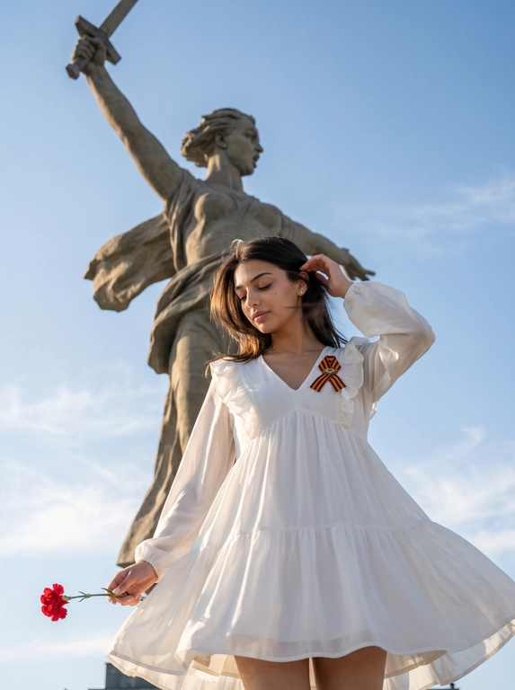 Создайте фото себя у монумента «Родина-мать зовёт»