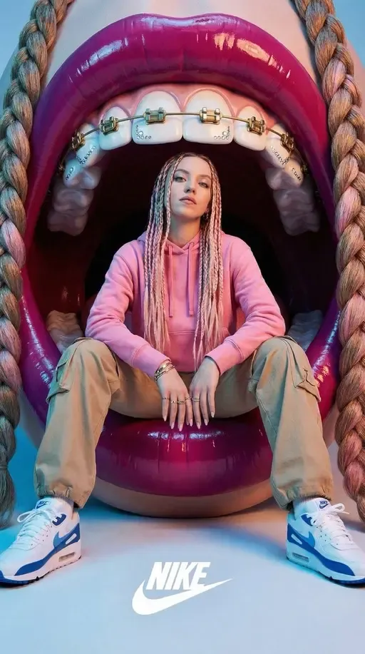 Эдиториал в стиле Nike