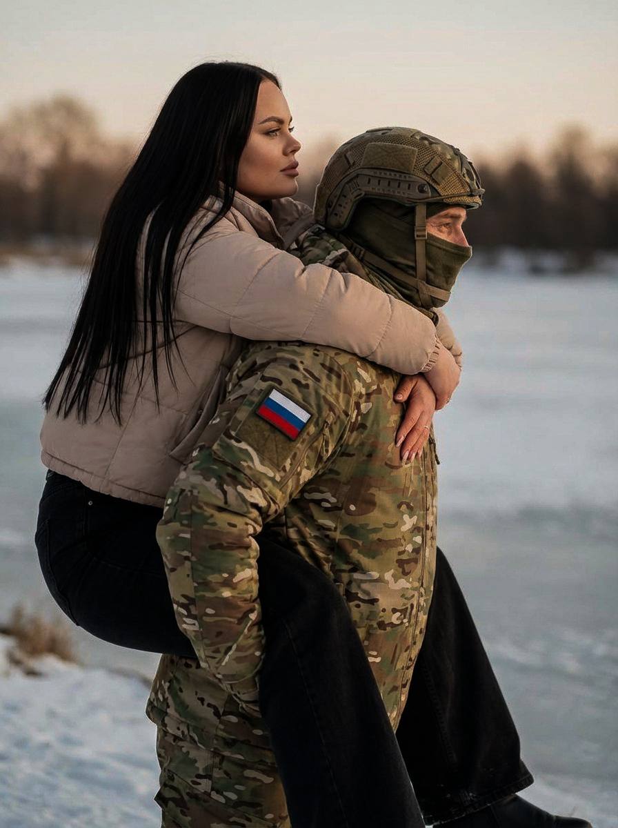 Фотография романтичной пары в вечернее вре...