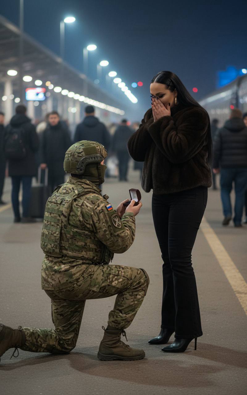 Атмосфера вокзала, вечерняя