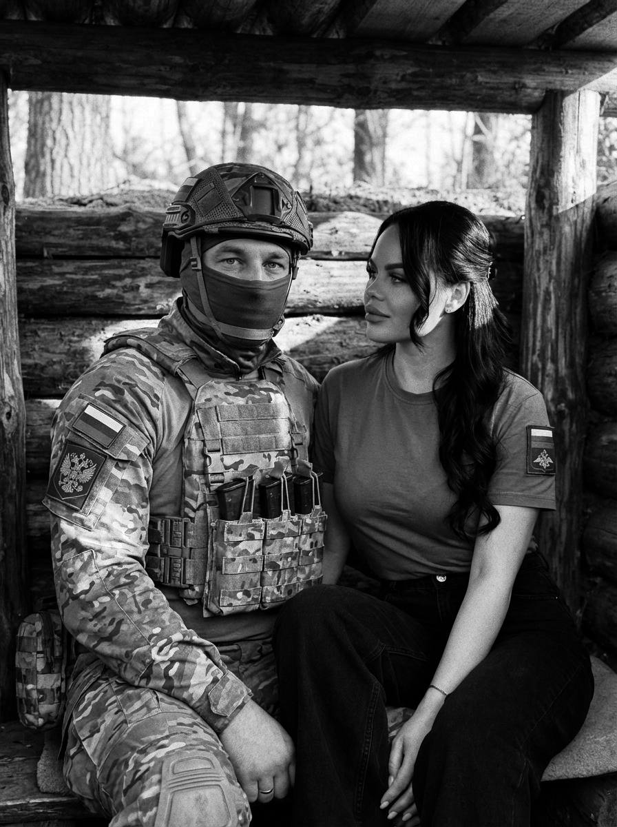 Кинематографический черно-белый эффект с д...