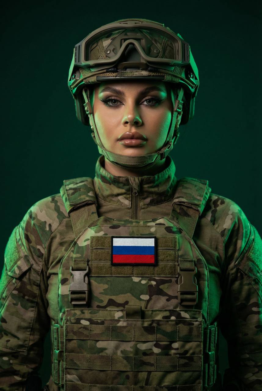 Высокодетализированный портрет девушки сол...