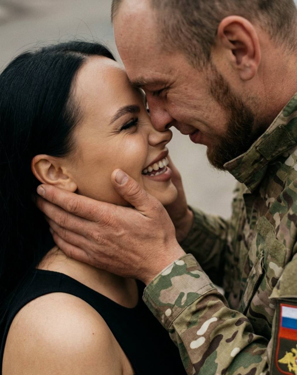 Ультрареалистичный цветной кадр: интимный...