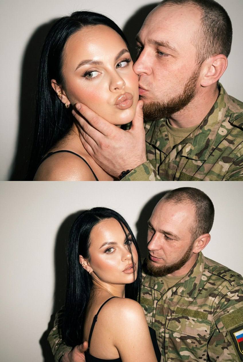 Вертикальный фотоколлаж из двух снимков (v...