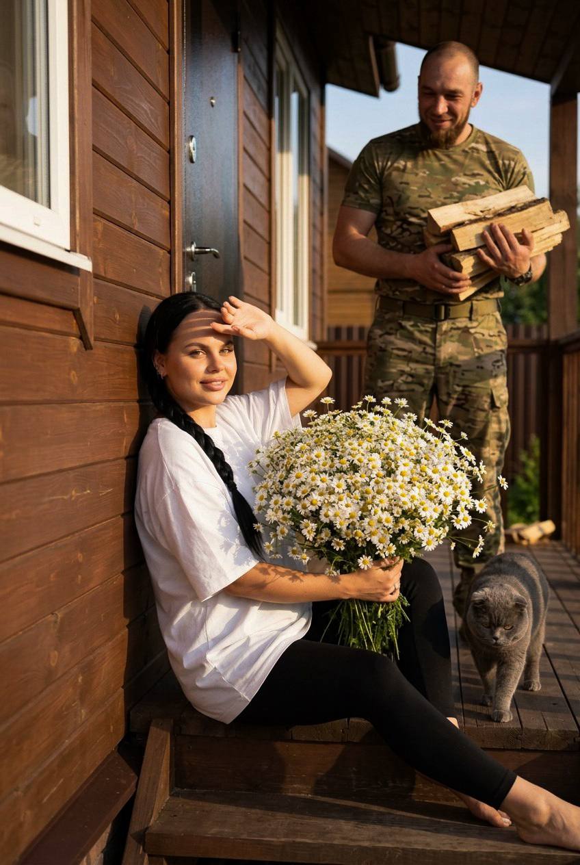 Ультрареалистичный снимок снятый возле дач...