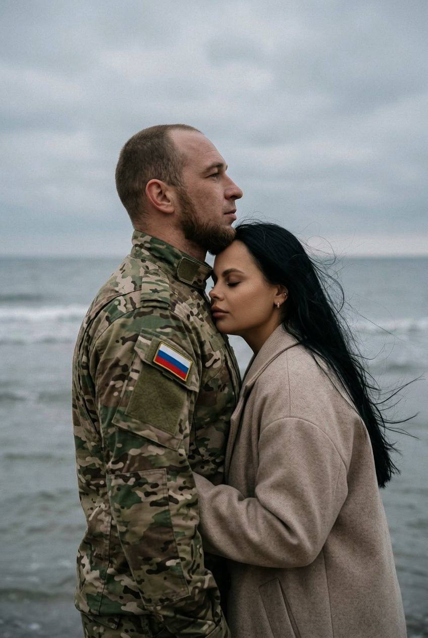 Кинематографический портрет пары, стоящей...