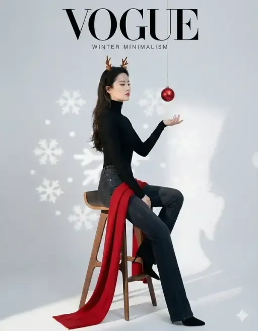 Обложка журнала в стиле Vogue