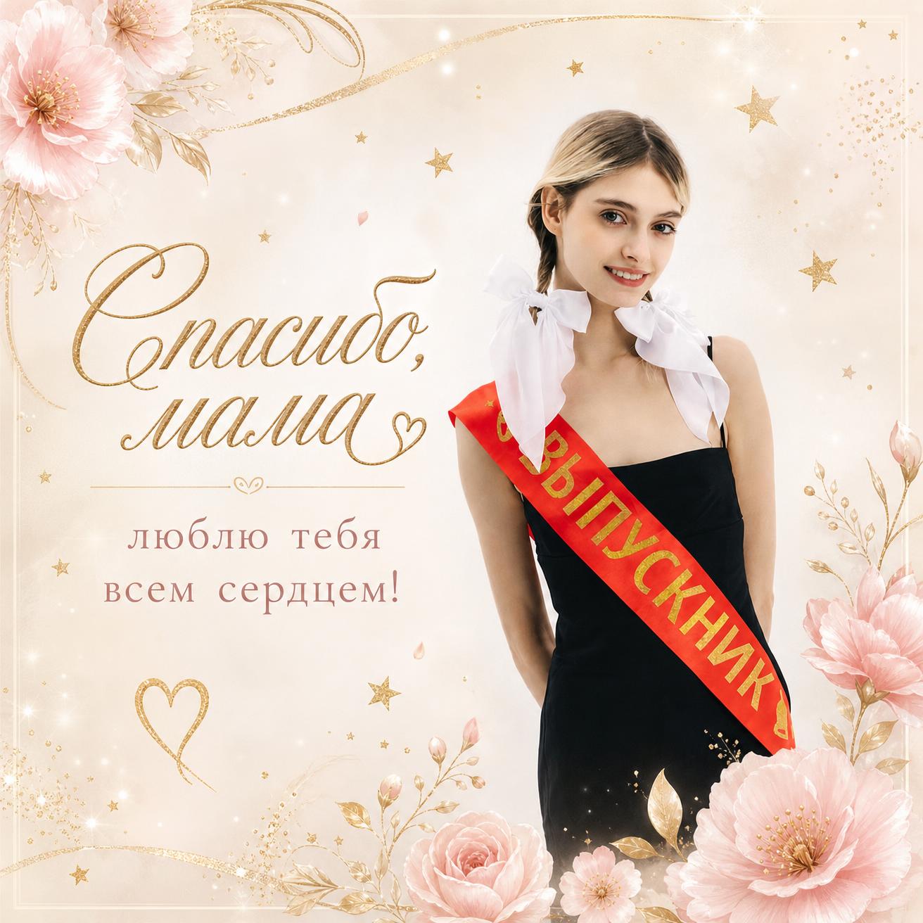 Открытка «Спасибо» — благодарственная карточка