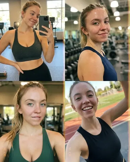Спортивный селфи-коллаж