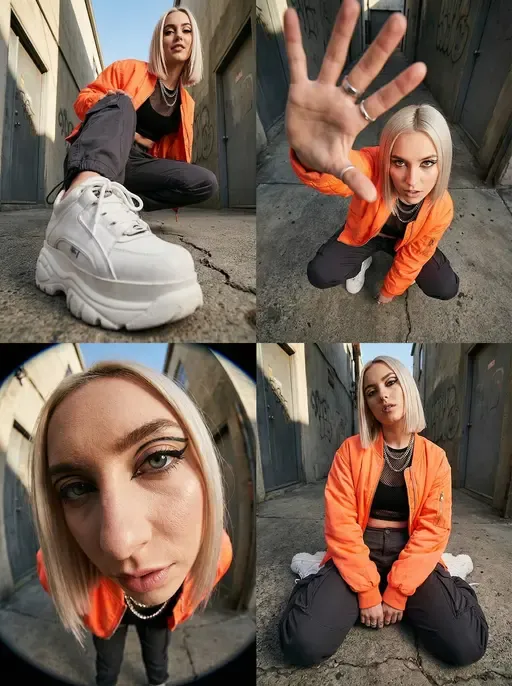 Уличный фэшн коллаж