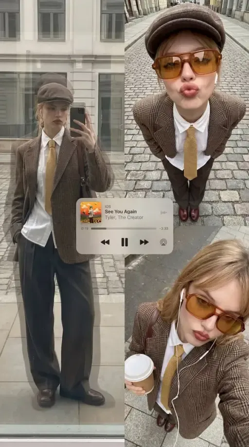 Уличный коллаж в стиле эдиториал