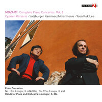 Piano Concerto No. 12 in A Major, K. 414/385p: II. Andante - Cyprien Katsaris & Yoon Kuk Lee & Salzburger Kammerphilharmonie & Вольфганг Амадей Моцарт