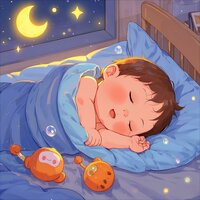 婴儿安眠曲5分钟入睡必听（白噪音+胎心跳动+羊水声） - 蓝夜漫游指南