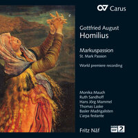 Homilius: Markuspassion / Pt. 1 - No. 22, Recitativo: Da zuriss der Hohepriester - Hans-Jörg Mammel & L'Arpa Festante & Fritz Näf