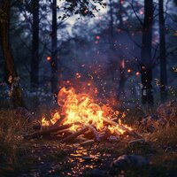 Gentle Fire Ambience for Yoga Sessions - Juni Yogi & NORDIC NATURE & Call of Nature