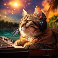 Mellow Kitty Flow - Lofi Gallery & Lily Cat Music for Kids & Nature Music for Cats