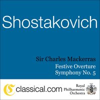 Festive Overture in A major, Op. 96 - - Sir Charles Mackerras