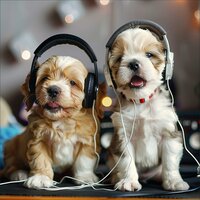Walks Sync Tunes - Chill My Pooch & Dreaming In The Clouds & Auditory Illusion