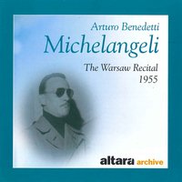 Faschingsschwank aus Wien, Op.27: Romanza - Johann Sebastian Bach & Arturo Benedetti Michelangeli