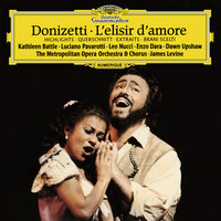 Donizetti: L'elisir d'amore / Act II - "Poichè, cantar vi alletta" - Enzo Dara & Leo Nucci & Metropolitan Opera Chorus & Metropolitan Opera Orchestra & James Levine & Гаэтано Доницетти