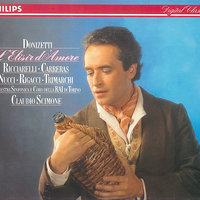 Donizetti: L'elisir d'amore / Act 2 - "Venti scudi" - "Ai perigli della guerra" - Leo Nucci & Jose Carreras & Orchestra Sinfonica della RAI di Torino & Claudio Scimone & Гаэтано Доницетти