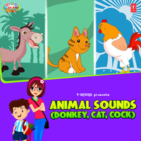 Animal Sounds (Donkey, Cat, Cock) - Kids Hut By Tulsi Kumar