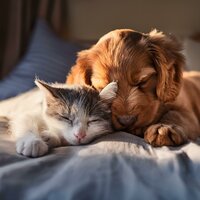 Notas Calmantes Para La Relajación Nocturna - Lofi Hip-Hop & Amante de las mascotas TA & Mascotas dormidas