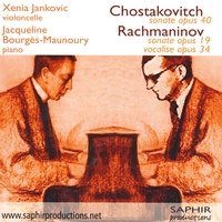 Cello and piano sonata in G minor, op. 19 Allegro scherzando - Xenia Jankovic & Jacqueline Bourgès-Manoury & Сергей Васильевич Рахманинов & Xenia Jankovic & Jacqueline Bourgès-Manoury