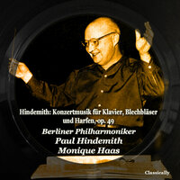 Konzertmusik für Klavier, Blechbläser und Harfen: 2. Lebhaft - Berliner Philharmoniker & Пауль Хиндемит & Monique Haas