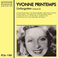 Partir deja quelle tristesse - Yvonne Printemps