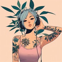 Flower Power: Energetic Girl Plant Beats - SOUNDCORE