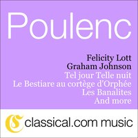 Calligrammes - 7. Voyage - Graham Johnson