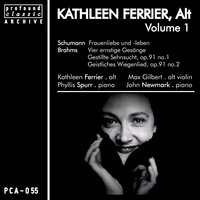 Frauenliebe und Frauenleben, Op. 42: VII. An meinem Herzen - Kathleen Ferrier & Johann Sebastian Bach