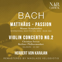 Matthäuspassion in E Minor, BWV 244, IJB 391, Erster Teil: "Gerne will ich mich bequemen" (Aria: Bass) - Wiener Symphoniker & Герберт фон Караян & Otto Edelmann & Johann Sebastian Bach