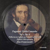 Violin Concerto No.1, Op. 6: I Allegro maestoso - Philharmonic Symphony Orchestra of New York & Dimitri Mitropoulos & Zino Francescatti & Никколо Паганини