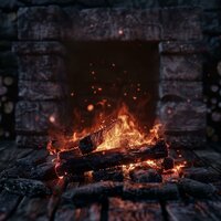 Fireside Warmth for Stress Relief - Nature Vibrations & humidum & Amida Nature Sounds