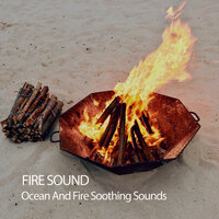 Fire Smoke In The Ocean - Fireplace Sounds & Alpha Waves Concentration & Nature Recordings