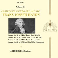 Sonata No. 19 in E Minor, Hob. XVI.47bis Add: III. Tempo di Menuet - Artur Balsam & Йозеф Гайдн