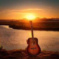 Descanso De Guitarra Conmovedor - Música de Guitarra Tranquila Musica De Fondo & Leyendas de la música de meditación & Maestro de muestras de chimenea