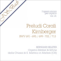 Fughetta: Herr Christ, der ein' ge Gottes-Sohn, BWV 698 - Bernhard Billeter & Johann Sebastian Bach