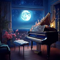 Melodic Keys for Night - Binaural Beach & City Sounds for Sleeping & Oasis of Sleep