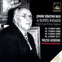 English Suite No. 6 in D Major, BWV 811: II. Allemande - Walter Gieseking & Johann Sebastian Bach
