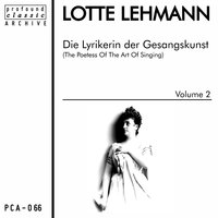Glück, das mir verblieb - Lotte Lehmann