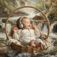 Gentle Binaural Sleep - Twinkle Twinkle & Water Sounds For Spa & Binaural Beats ASMR
