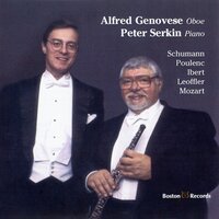Three Romances, Op. 94: II. Einfach, innig - Alfred Genovese & Johann Sebastian Bach & Peter Serkin