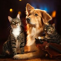 Orchestral Presence of Ease - Italian Music Players & Music for Pet Relaxation & Harmonious Pet Relaxation