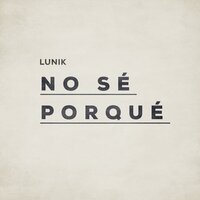 No sé porqué - Lunik