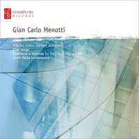 Trio for Violin, Clarinet,  & Piano: II. Romanza - Julian Milford & Marianne Thorsen & Max Martin
