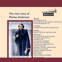 Four Serious Songs, Op. 121 No. 2: Ich Wandte Mich - Marian Anderson & Иоганнес Брамс