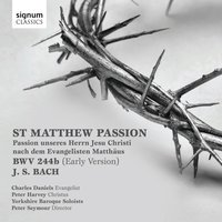 St. Matthew Passion, BWV 244b, Pt. 2: 65. Mache dich, mein Herze, rein - Peter Harvey & Johann Sebastian Bach